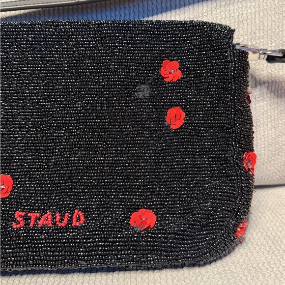 STAUD Timmy Floral Beaded Shoulder Bag - Picture 9 of 11